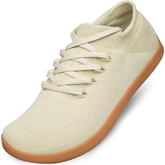 Womens Wide Toe Walking Shoes Minimalist Barefoot Shoes Zero Drop Sole Non Slip Comfortable Lightweight Wide Width Sneakers